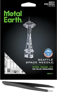 Small Metal Space Needle Model