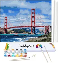 Golden Gate Bridge paint by number